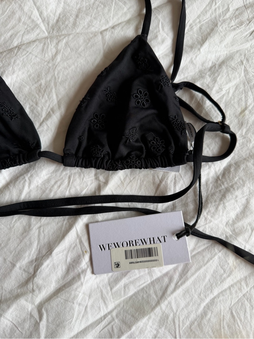 WEWOREWHAT Black Cooper Bikini Top - Picture 4 of 6